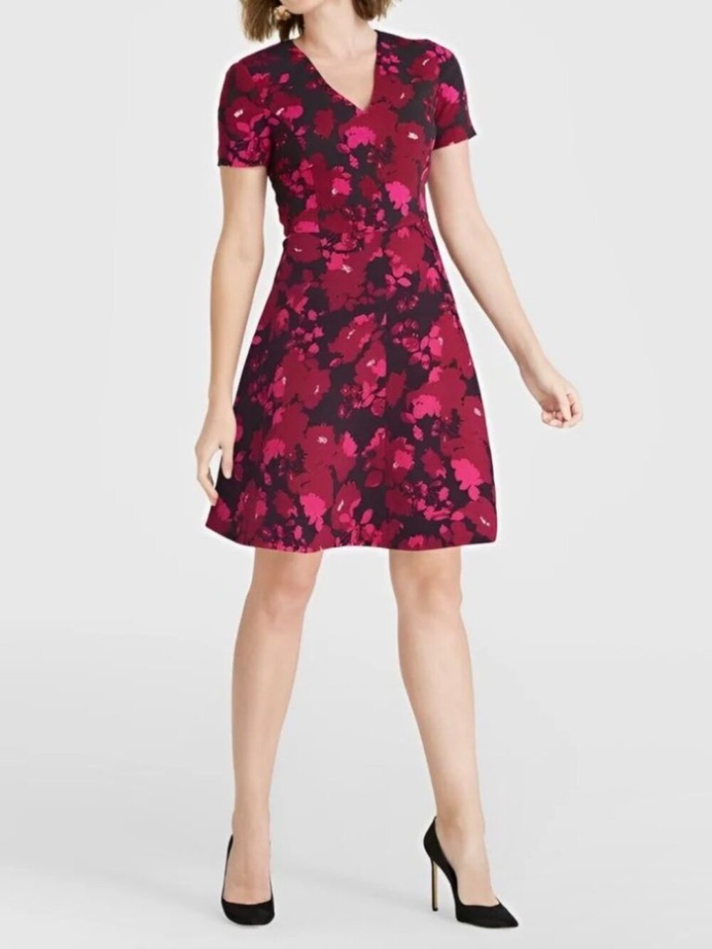 Draper James Floral Fit & Flare Dress - Size 6